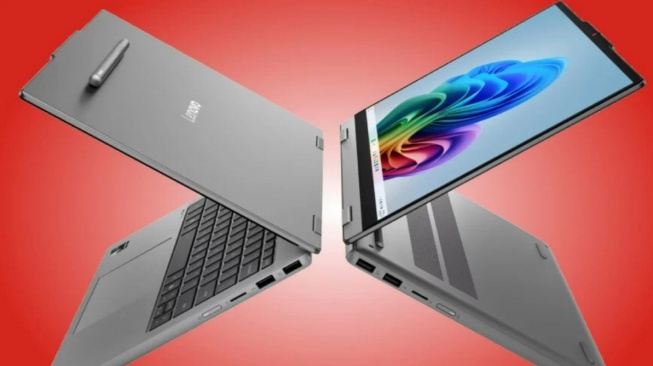 Pakai Chip Snapdragon X2, Laptop Lenovo IdeaPad 5 2-in-1 Terbaru Tahan 33 Jam