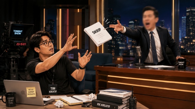 Viral Curhatan eks Tim Kreatif Ini Talkshow Dilempar Skrip ke Muka, Ciri-Ciri Pelaku Jelas Banget