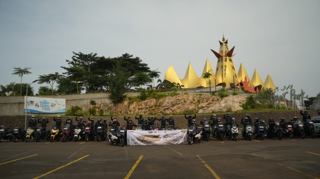 Yamaha dan JMC Eksplor Lampung Lewat Touring MAXI Tour Boemi Nusantara