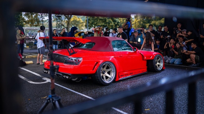Seri perdana kompetisi modifikasi kendaraan BlackAuto Battle 2026 wilayah barat dimulai dari Tangerang Selatan. (Foto: BAB)