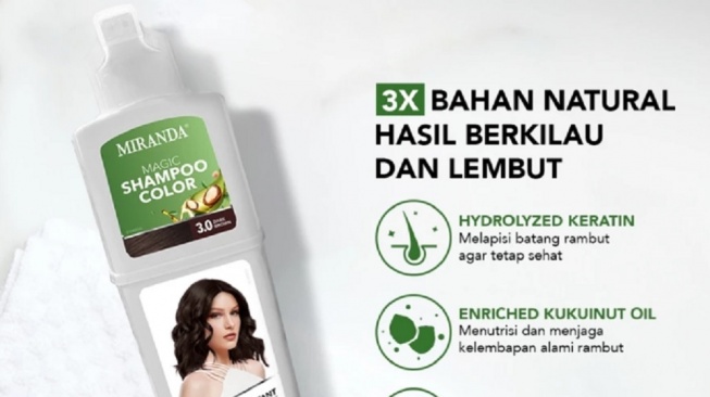Miranda Magic Shampoo Color (Shopee)