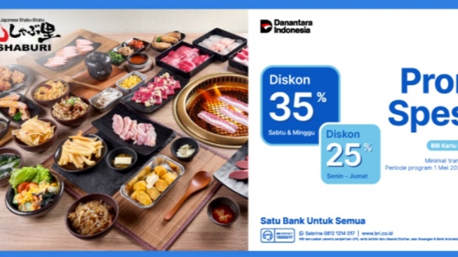 Promo Spesial BRI - Shaburi (BRI)