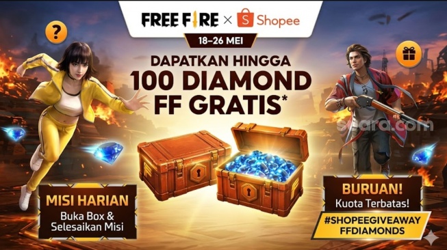 31 Kode Redeem FF Terbaru 19 Mei 2026: Ada Trik Dapat 100 Diamond Gratis dan Undersea Bundle