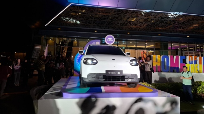 Mobil listrik kompak Chery Q. (SUARA.COM/Manuel Jeghesta)