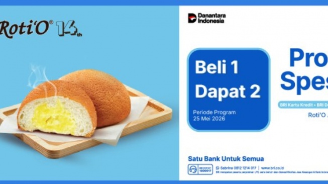 Promo Spesial BRI - Roti O Anniversary (BRI)