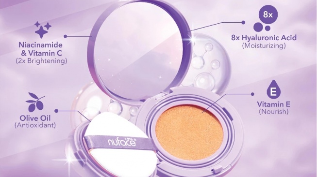 Nuface Flawless+ Serum Cushion (Shopee)