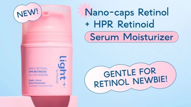 Light+ HPR Retinoid Bright + Acne Serum Moisturizer (Shopee)
