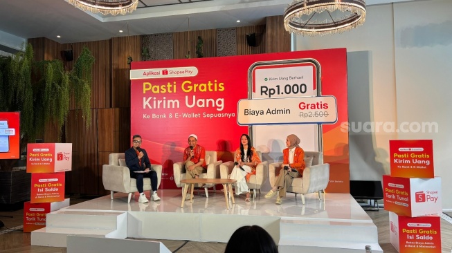 ShopeePay hadirkan kampanye terbaru bertajuk &ldquo;Pasti Gratis" di Jakarta, Rabu (20/5/2026). [Suara.com/Freesia]