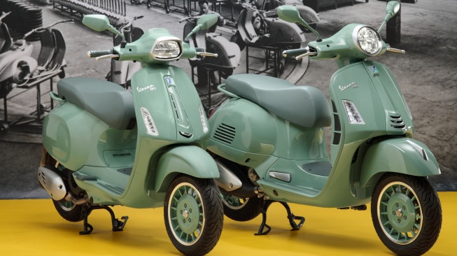 Vespa Rilis Edisi Terbatas 80 Tahun Bawa Warna Ikonik 1946