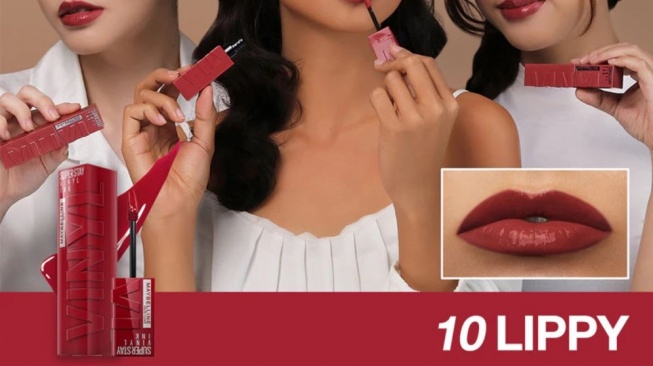 Lipstik merah. (Shopee)