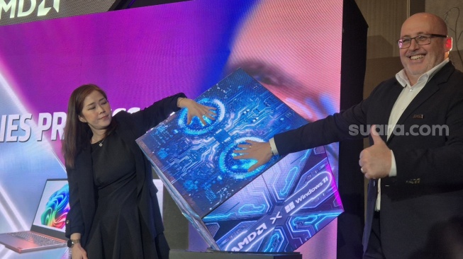 Peluncuran AMD Ryzen AI 400 Series di Jakarta, Rabu (20/5/2026). [Suara.com/Dythia]