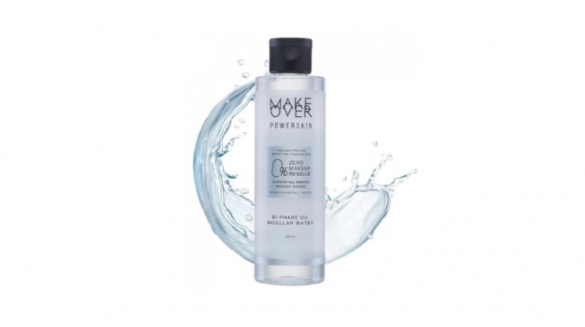 MAKE OVER Powerskin Bi-Phase Oil Micellar Water (Shopee)