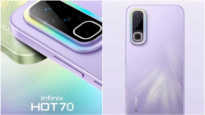 HP Murah Infinix Hot 70 Siap ke Indonesia: Usung Memori Lega 256 GB, Bodi Unik