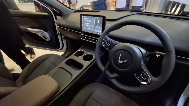 VinFast VF MPV 7 sasar segmen mobil listrik keluarga di Indonesia. (Foto: SUARA.COM/Michele Alessandra)