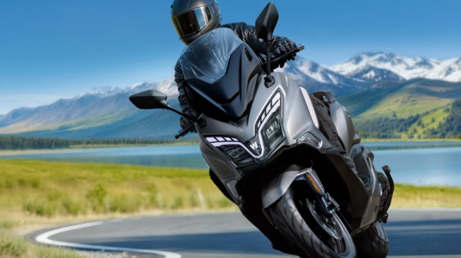 Haojue TVL350, penantang Honda Forza (Haojue.com)