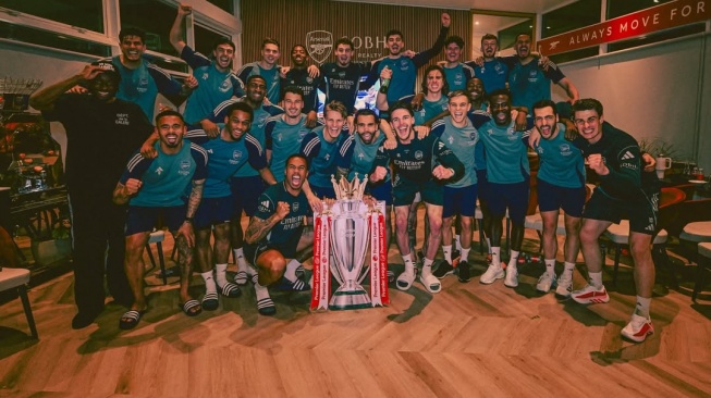 Arsenal Butuh 8.060 Hari untuk Kembali Juara Liga Inggris