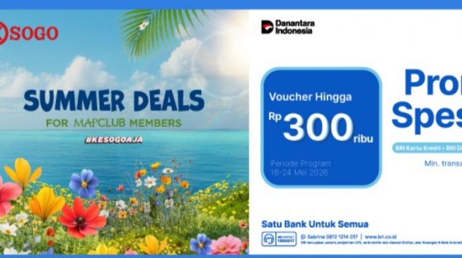 Promo Spesial BRI - Sogo Summer Deals (BRI)