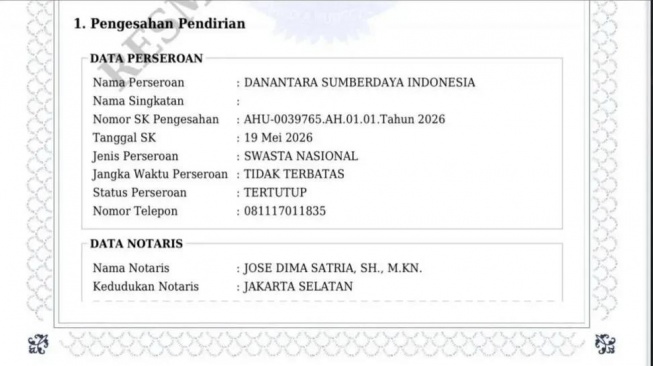 Beredar Salinan Dokumen Danantara Sumberdaya Indonesia Perusahaan Swasta Bukan BUMN