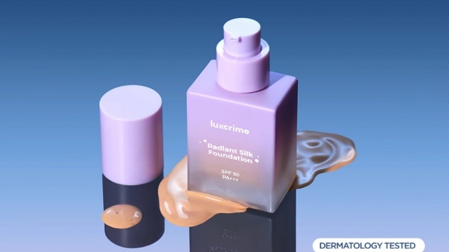Luxcrime Radiant Silk Foundation SPF 50 PA+++ (Shopee)