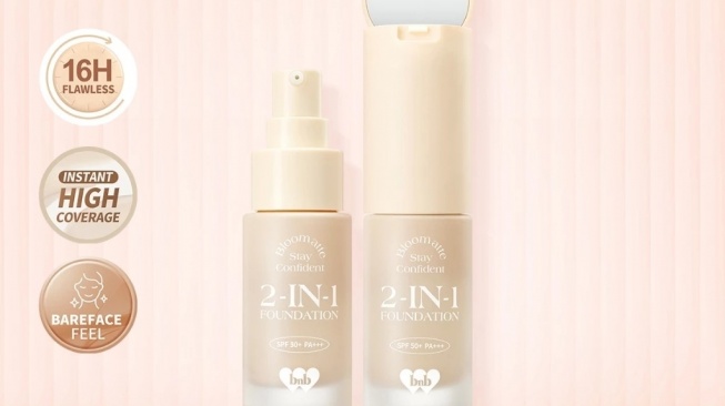 Barenbliss Bloomatte Stay Confident 2-in-1 Foundation (Shopee)
