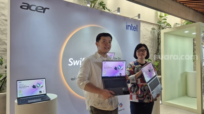Acer Rilis Laptop AI Swift Series Terbaru, Copilot+ PC Tipis dengan Baterai Tahan 26 Jam