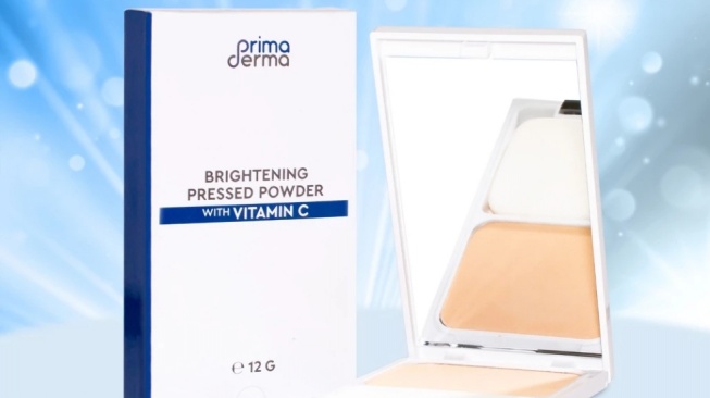 PRIMADERMA Brightening Pressed Powder. (Shopee)