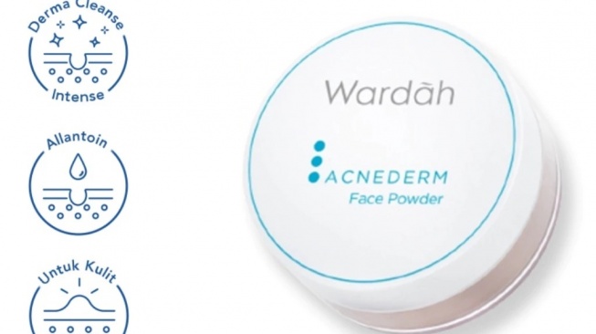 Wardah Acnederm Face Powder (Shopee)