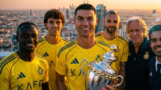 Al Nassr Juara Liga Arab Saudi 2026, Ronaldo Cetak Brace
