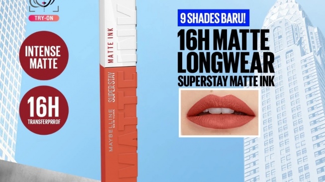 Maybelline Superstay Matte Ink Liquid Lipstick (Shopee)