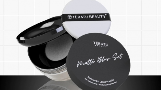 Teratu Beauty Matte Blur Set Translucent Loose Powder (Shopee)