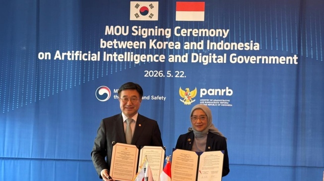 Pemerintah Indonesia - Republik Korea Teken Kerja Sama Perkuat Pemerintah Digital