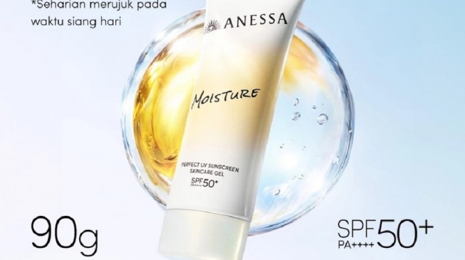 ANESSA Perfect UV Sunscreen Skincare Gel SPF50+ PA++++ (Shopee)