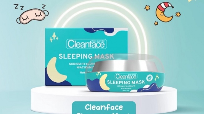 Purbasari Cleanface Sleeping Mask (Shopee)