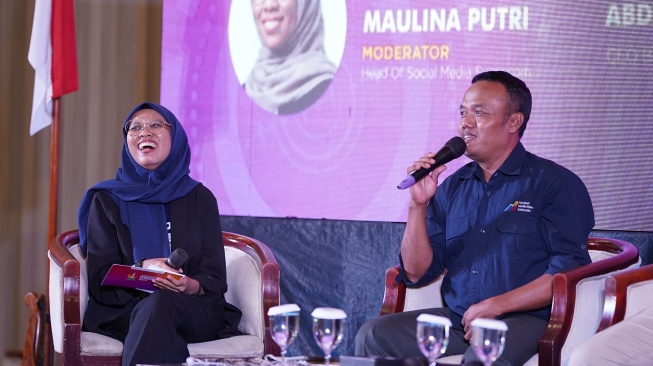 Sesi diskusi "Inovasi para Pengelola Media Digital di Jawa Tengah pada Aspek Bisnis" dalam gelaran Jateng Media Summit 2026 di Semarang, Jawa Tengah, Kamis (21/5/2026). [Dok Jateng Media Summit] 