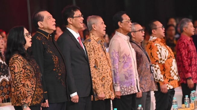 Menkeu Purbaya di acara Jogja Financial Festival 2026 di JEC pada Jumat, 22 Mei 2026 (Instagram/menkeuri)
