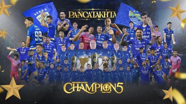 Simak 7 fakta menarik Persib Bandung usai mencetak hattrick juara Super League 2026. Maung Bandung ukir sejarah baru di sepak bola Indonesia. [Dok. laman resmi Persib]