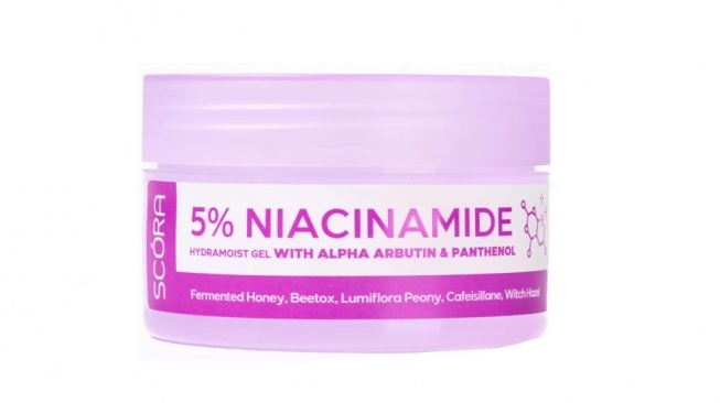Scora Niacinamide Hydramoist Gel with Alpha Arbutin (Klik Indomaret)