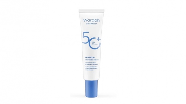 Wardah Sunscreen UV Shield Physical Serum SPF 50 PA (Shopee)