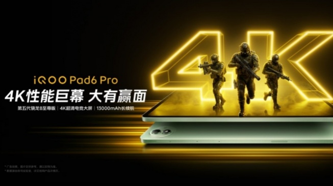 iQOO Pad6 Pro Resmi Rilis: Tablet Gaming 4K dengan Snapdragon 8 Elite Gen 5