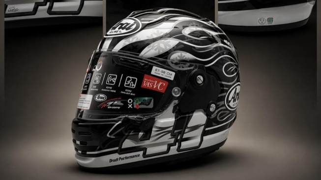 Arai Rilis Helm Retro Rapide Neo Haga Dark Edisi Terbatas Harga Rp 7 Jutaan