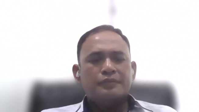 Ketua Bidang Standarisasi dan Fasilitasi Pengupahan Kementerian Ketenagakerjaan, Krisman Butar Butar, merepsons hasil diseminasi riset pengupahan AKP yang dilakukan oleh Destructive Fishing Watch (DFW) Indonesia rentang 2024-2025 pada Senin (25/5/2026). [Sumber: Tangkapan layar]