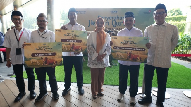 Wujudkan Semangat Berbagi Hari Raya Iduladha, TelkomGroup Salurkan 910 Hewan Kurban untuk Masyarakat