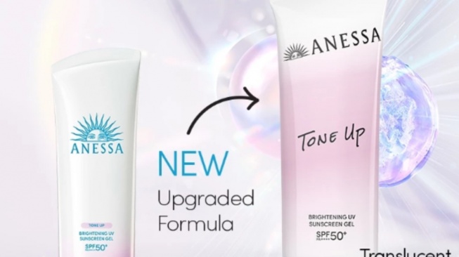 Anessa Perfect UV Sunscreen Skincare Tone Up SPF 50+ PA++++.  [Shopee/Anessa]