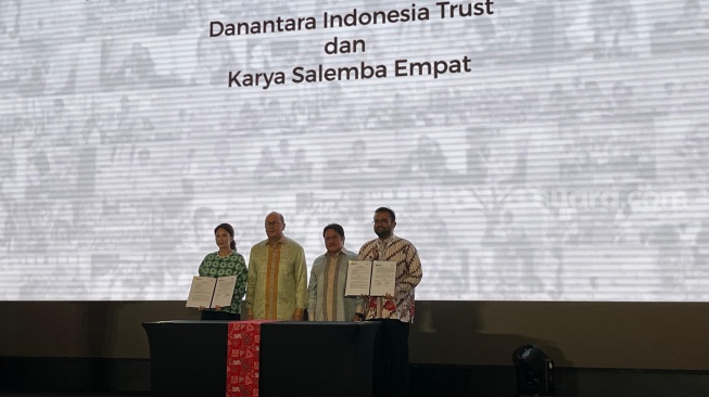 BPI Danantara membentuk Danantara Indonesia Trust sebagai lembaga filantropi. [Suara.com/Achmad Fauzi].