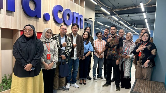 Kunjungan Pertamedika IHC (Indonesia Healthcare Corporation) di kantor Suara.com, Jakarta Barat, Selasa (26/5/2026).(Suara.com/Dini Afrianti Efendi)