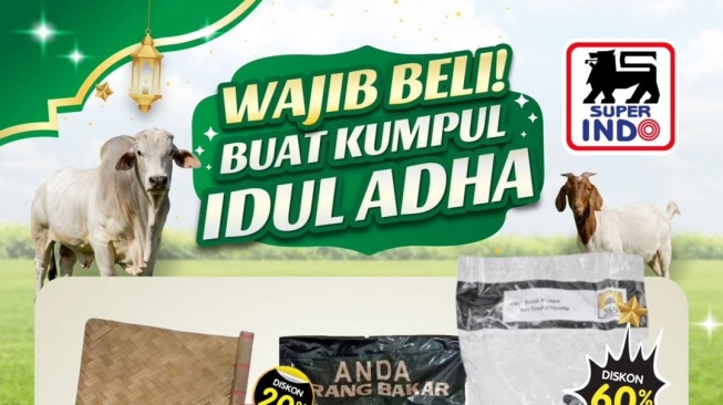Promo Superindo Sambut Iduladha, Diskon Besar Perlengkapan Bakar-bakaran