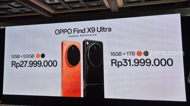 Peluncuran Oppo Find X9 Ultra di Jakarta, Selasa (26/5/2026). [Suara.com/Dythia]