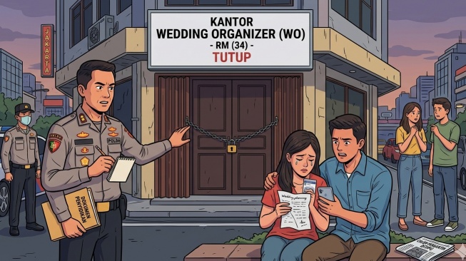 Tabungan Nikah Rp83 Juta Ludes! Pemilik WO Jaktim Diburu Polisi Usai Tipu Calon Manten
