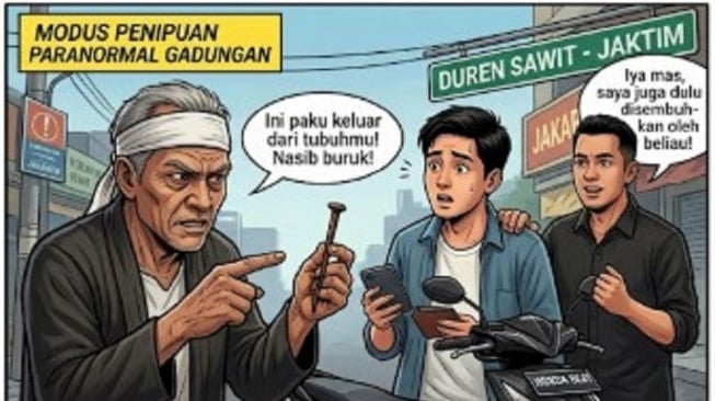 Tipu-Tipu 'Paranormal Sakti' di Duren Sawit, Motor Korban Raib Usai Ritual Paku