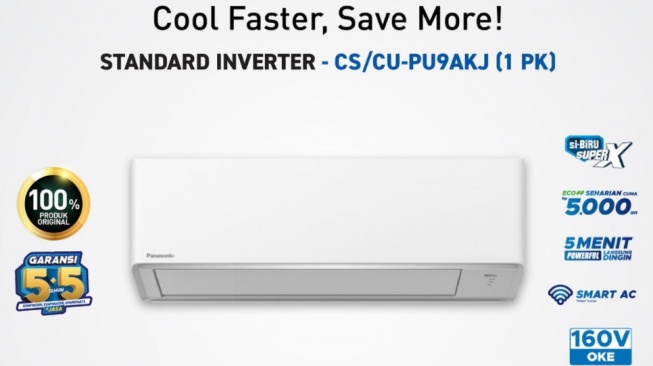 AC Inverter 1 PK - Panasonic CS CU-PU9AKJ. [Panasonic]